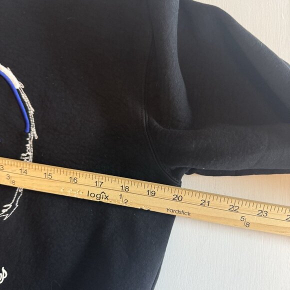 $220 The Kooples Paris France Sweatshirt Size Small Embroidered Skull Smiley - Picture 4 of 8